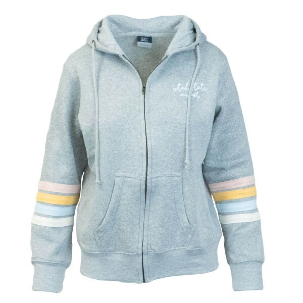 Utah State University Pastel Striped Women's Jacket